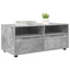 TV-skab med skuffe Beton Grå 100 x 48 x 43 cm Konstrueret træ