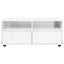 TV-skab Høj gloss hvid 100 x 48 x 43 cm Konstrueret træ