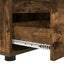 TV-skab med skuffe Røget eg 100 x 48 x 43 cm Konstrueret træ