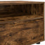 TV-skab med skuffe Røget eg 100 x 48 x 43 cm Konstrueret træ