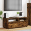 TV-skab med skuffe Røget eg 100 x 48 x 43 cm Konstrueret træ