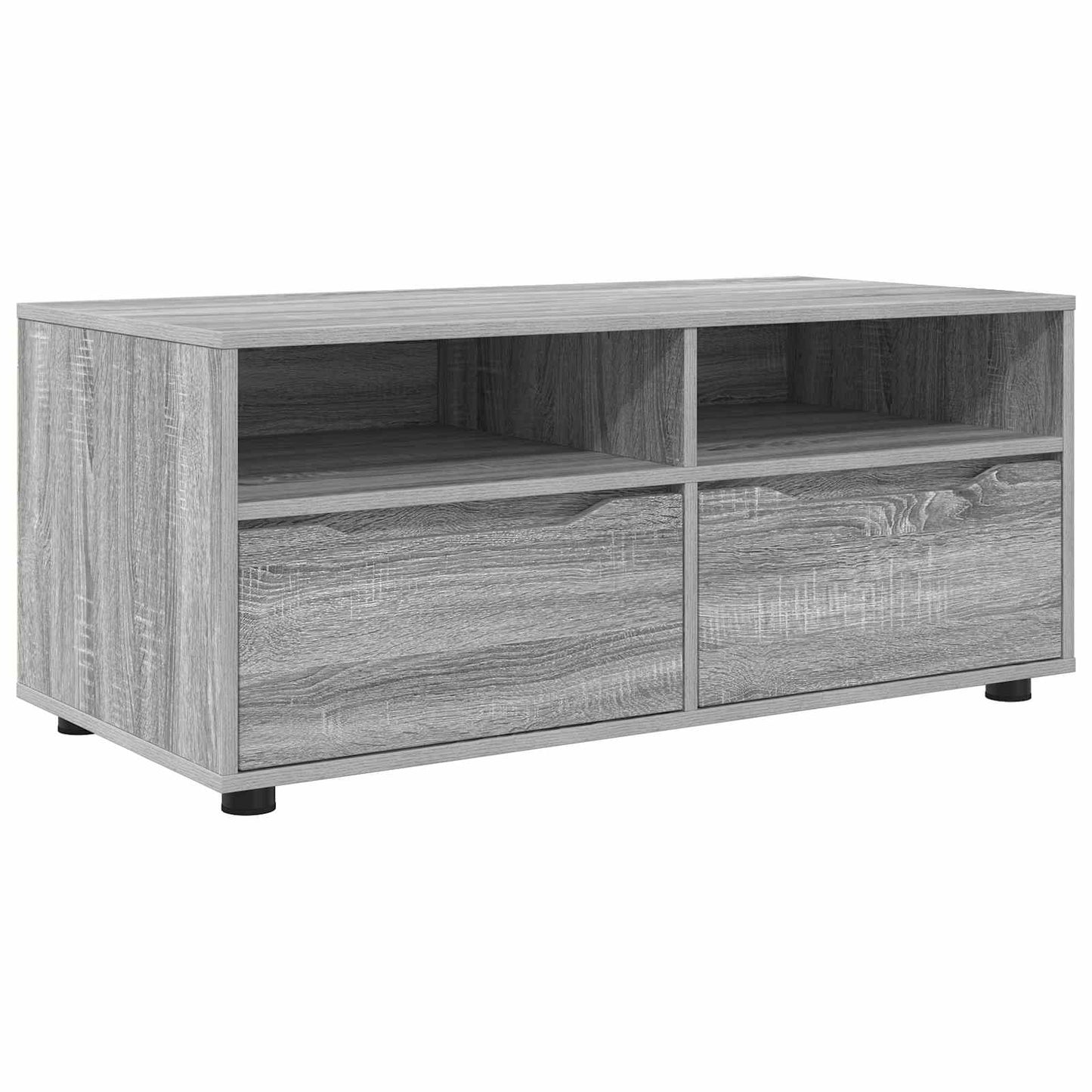 TV-skab med skuffe Grå Sonoma 100 x 48 x 43 cm Konstrueret træ