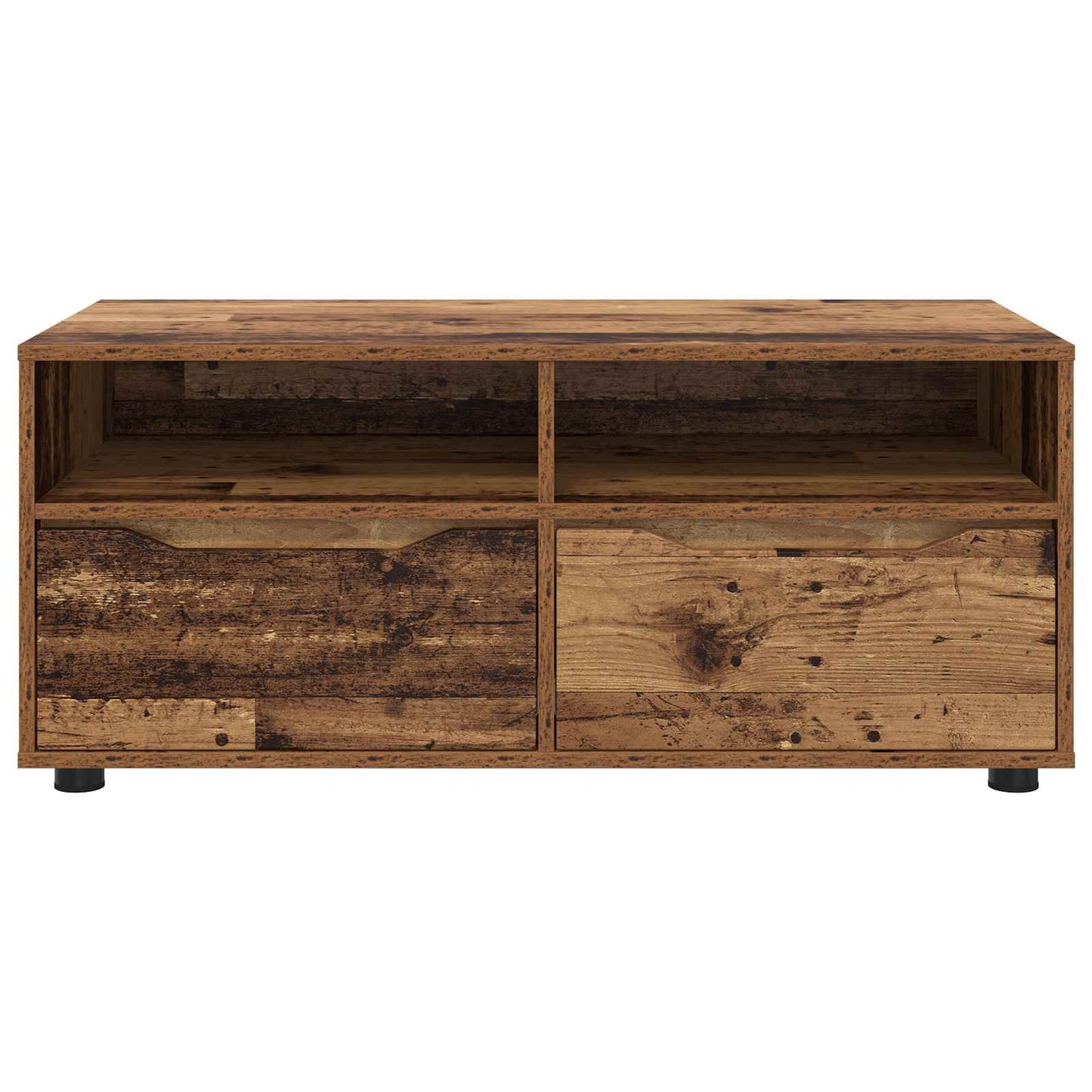 TV-skab med skuffe Gammelt træ 100 x 48 x 43 cm Konstrueret træ