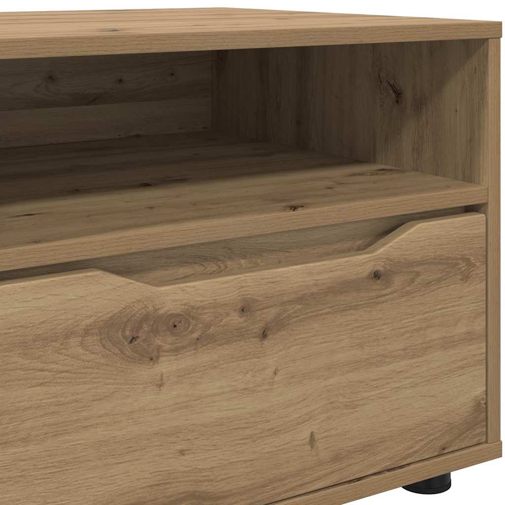TV-skab Artisan Egetræ 100 x 48 x 43 cm Konstrueret træ