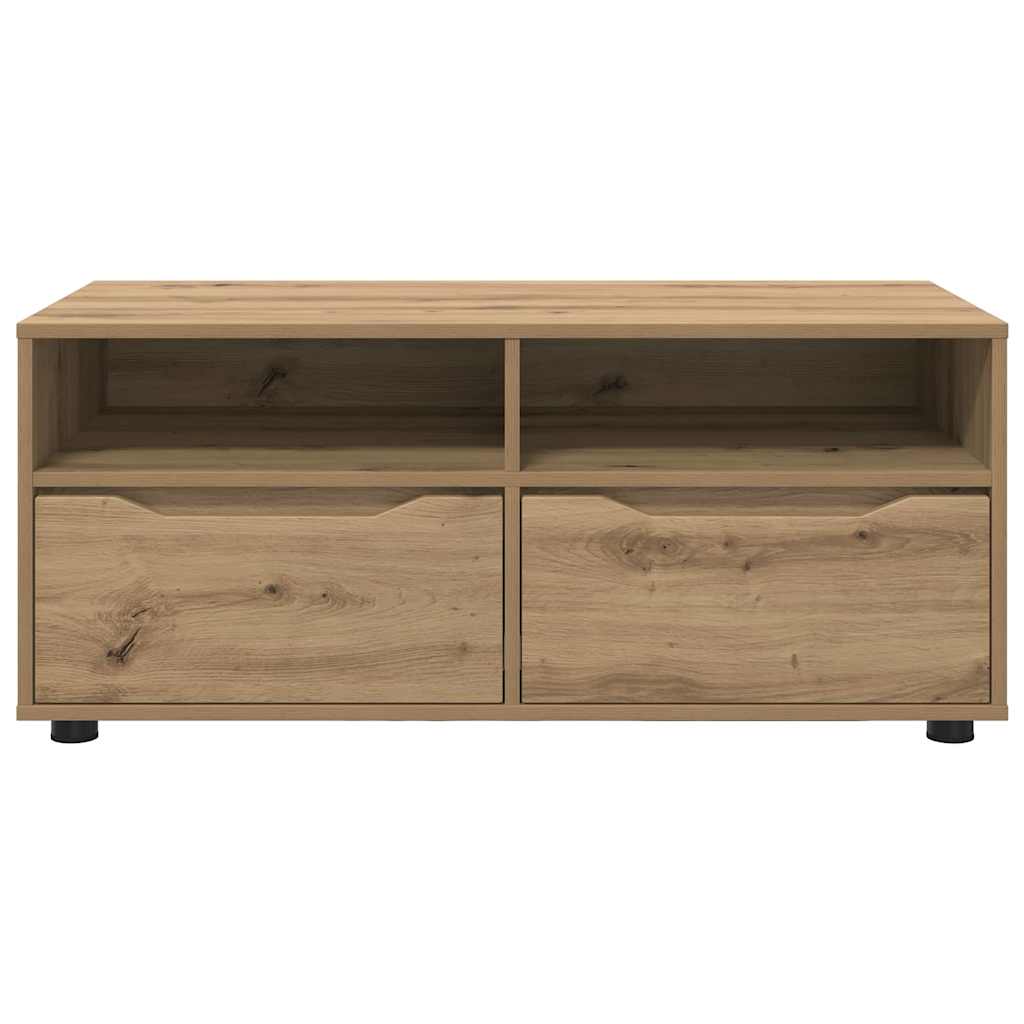 TV-skab Artisan Egetræ 100 x 48 x 43 cm Konstrueret træ