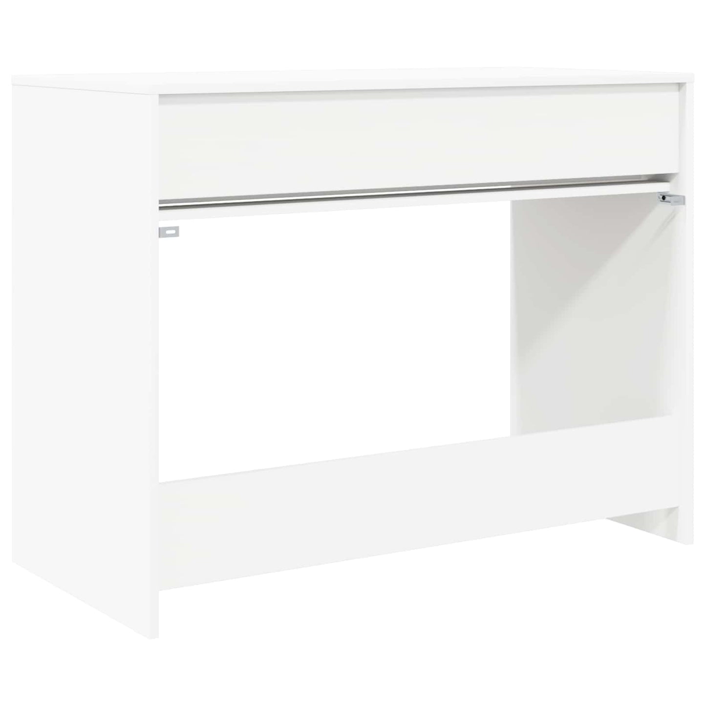Bord med skuffe Hvid 100 x 50 x 78 cm Konstrueret træ