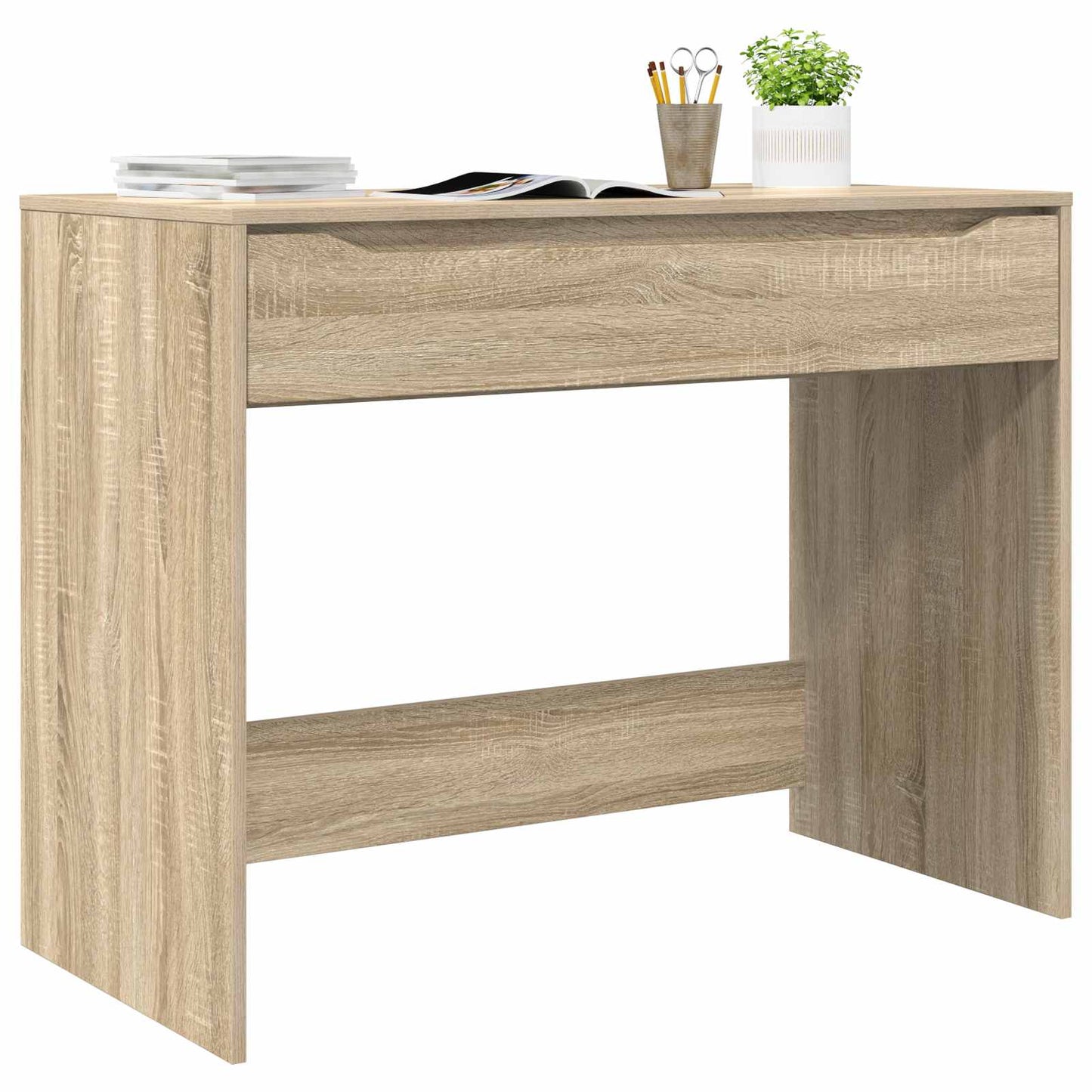 Bord med skuffe Sonoma eg 100 x 50 x 78 cm Konstrueret træ