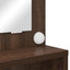 Soveværelsessminkeborde Brun eg 80 x 39,6 x 135 cm