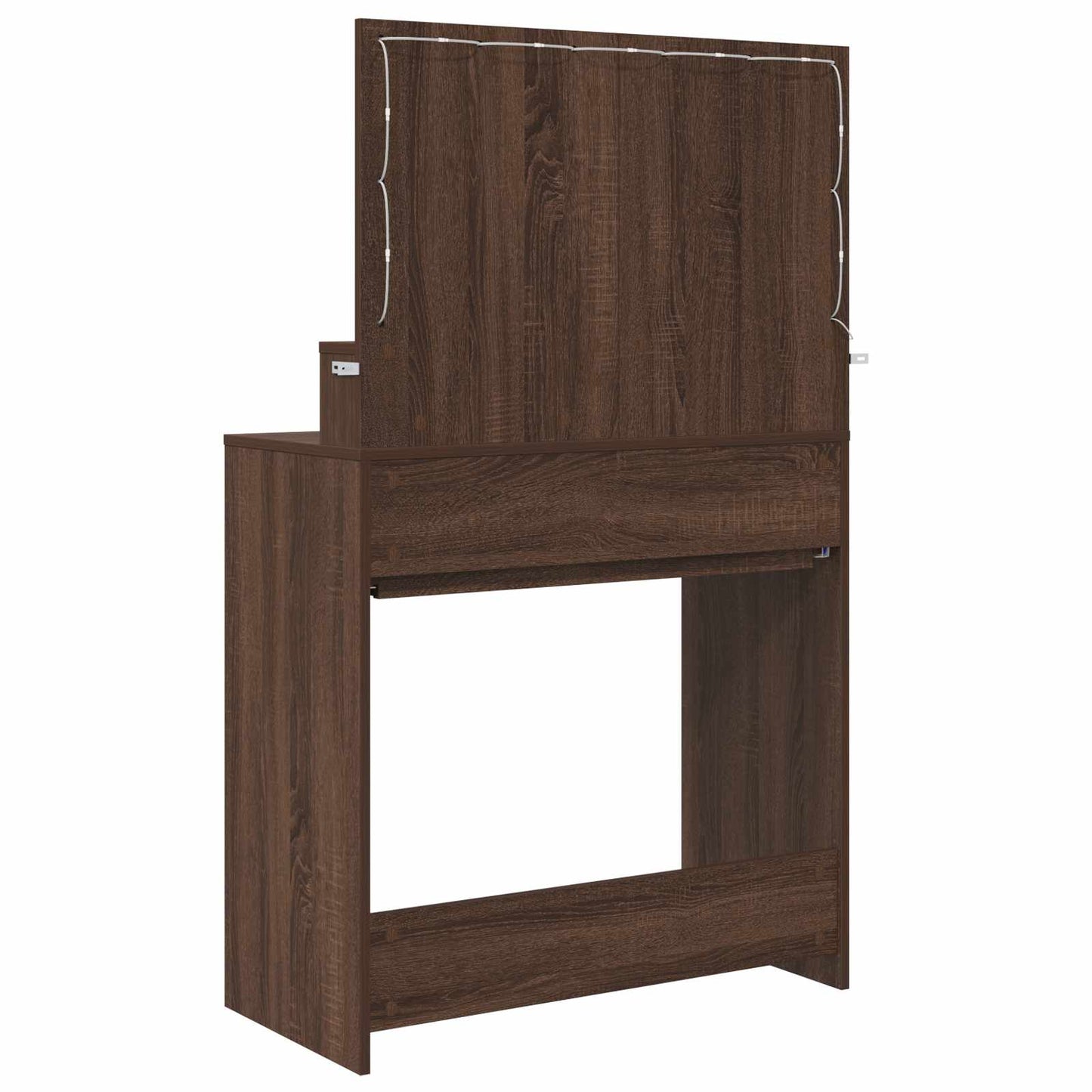 Soveværelsessminkeborde Brun eg 80 x 39,6 x 135 cm