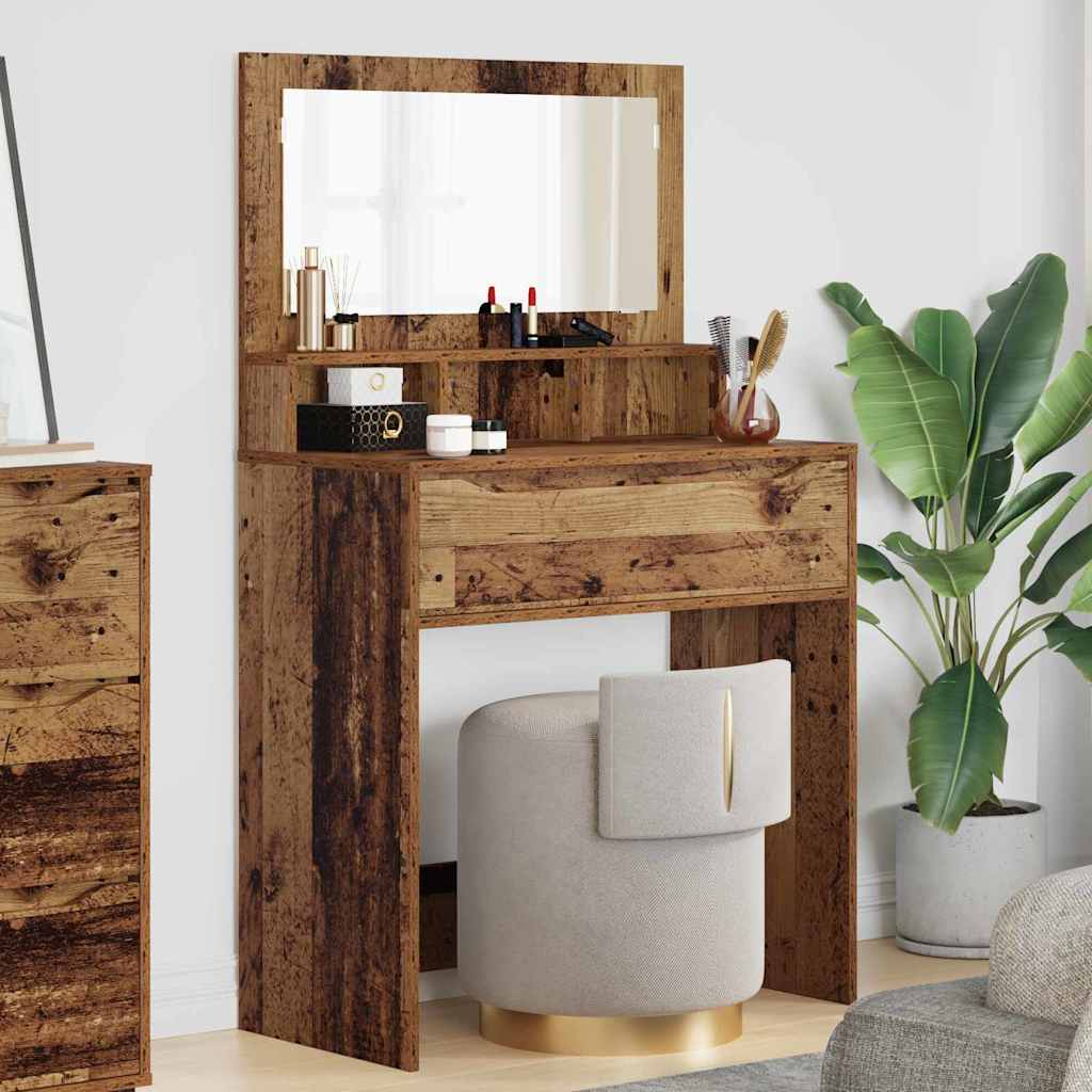 Soveværelsessminkeborde Gammelt træ 80 x 39,6 x 135 cm
