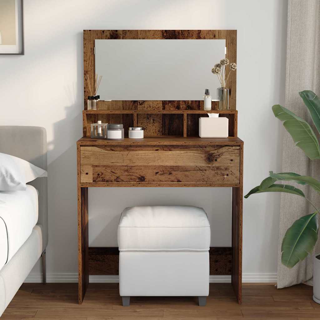 Soveværelsessminkeborde Gammelt træ 80 x 39,6 x 135 cm