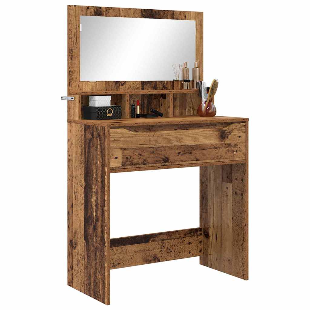Soveværelsessminkeborde Gammelt træ 80 x 39,6 x 135 cm