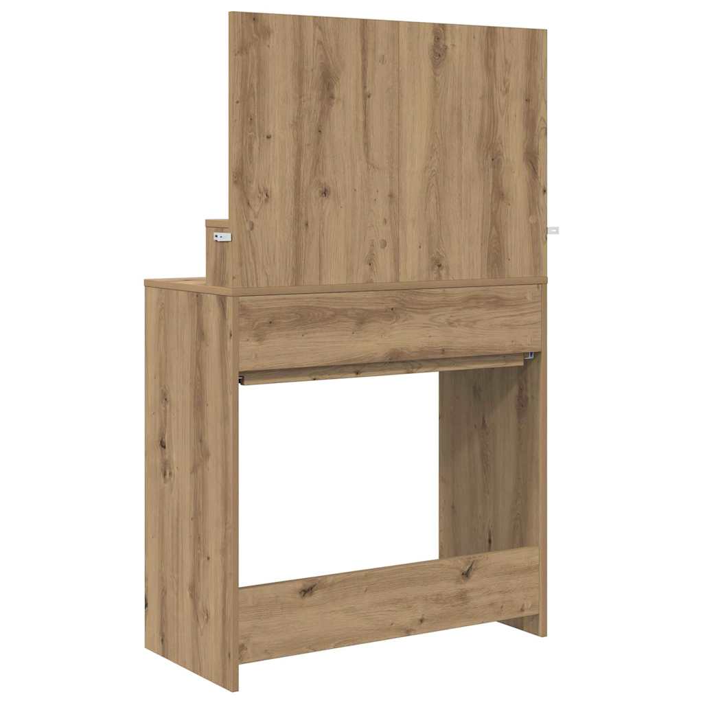 Soveværelsessminkeborde Artisan Egetræ 80 x 39,6 x 135 cm