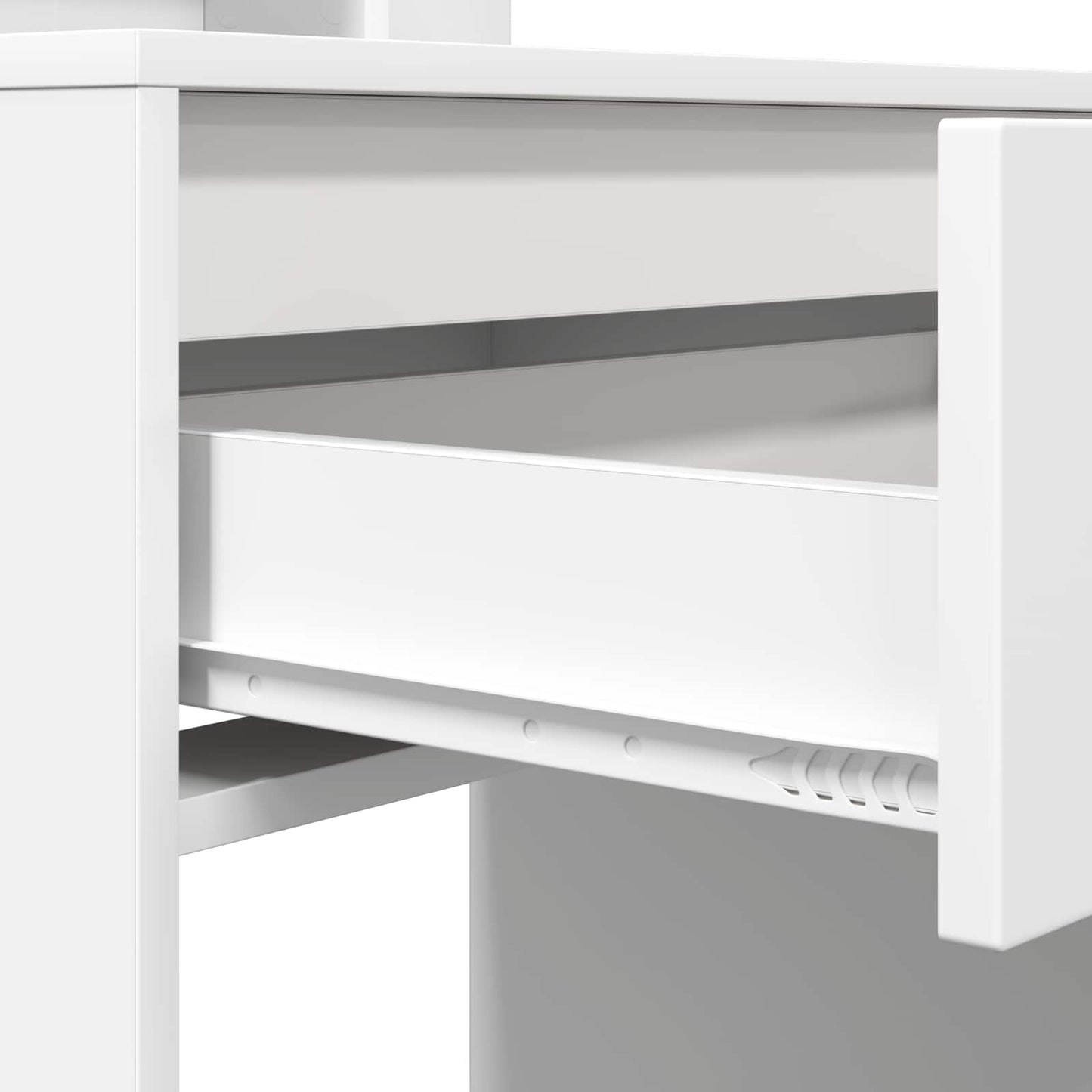 Soveværelsessminkeborde Hvid 80 x 39,6 x 135 cm Konstrueret træ