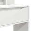 Soveværelsessminkeborde Hvid 80 x 39,6 x 135 cm Konstrueret træ