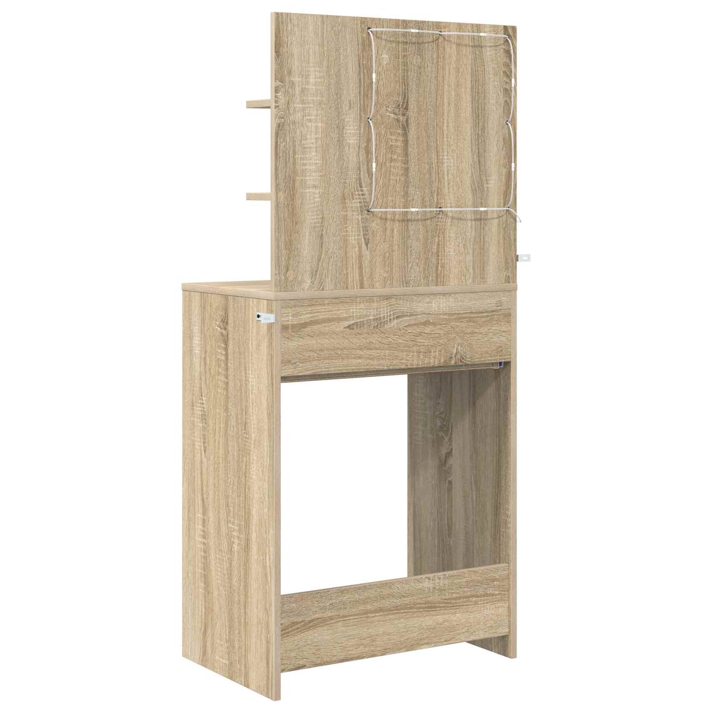 Soveværelsessminkeborde Sonoma eg 80 x 39,6 x 135 cm