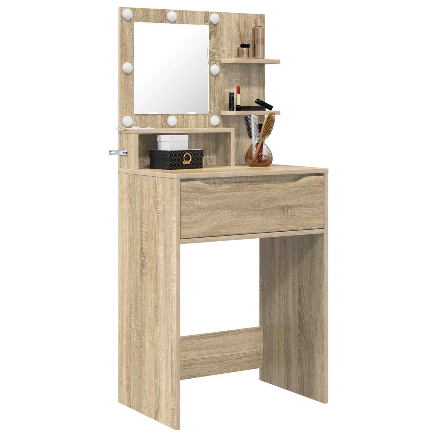 Soveværelsessminkeborde Sonoma eg 80 x 39,6 x 135 cm