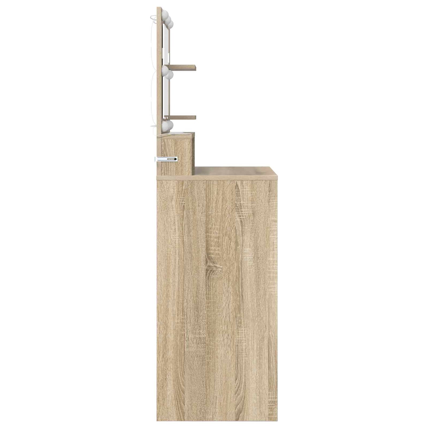 Soveværelsessminkeborde Sonoma eg 80 x 39,6 x 135 cm