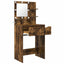 Soveværelsessminkeborde med skuffe Røget eg 80 x 39,6 x 135 cm