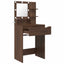 Soveværelsessminkeborde Brun eg 80 x 39,6 x 135 cm