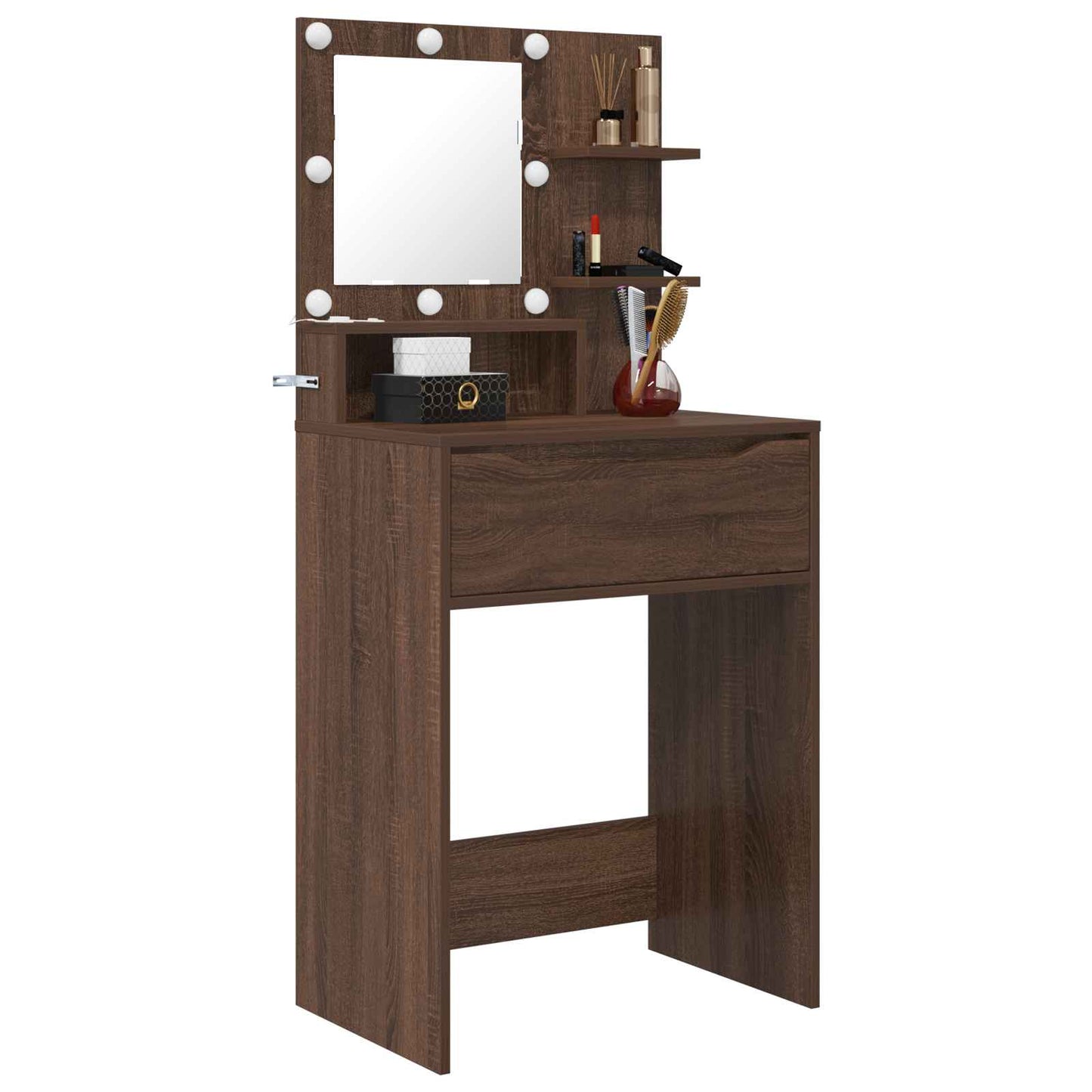 Soveværelsessminkeborde Brun eg 80 x 39,6 x 135 cm