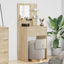 Soveværelsessminkeborde Sonoma eg 80 x 39,6 x 135 cm