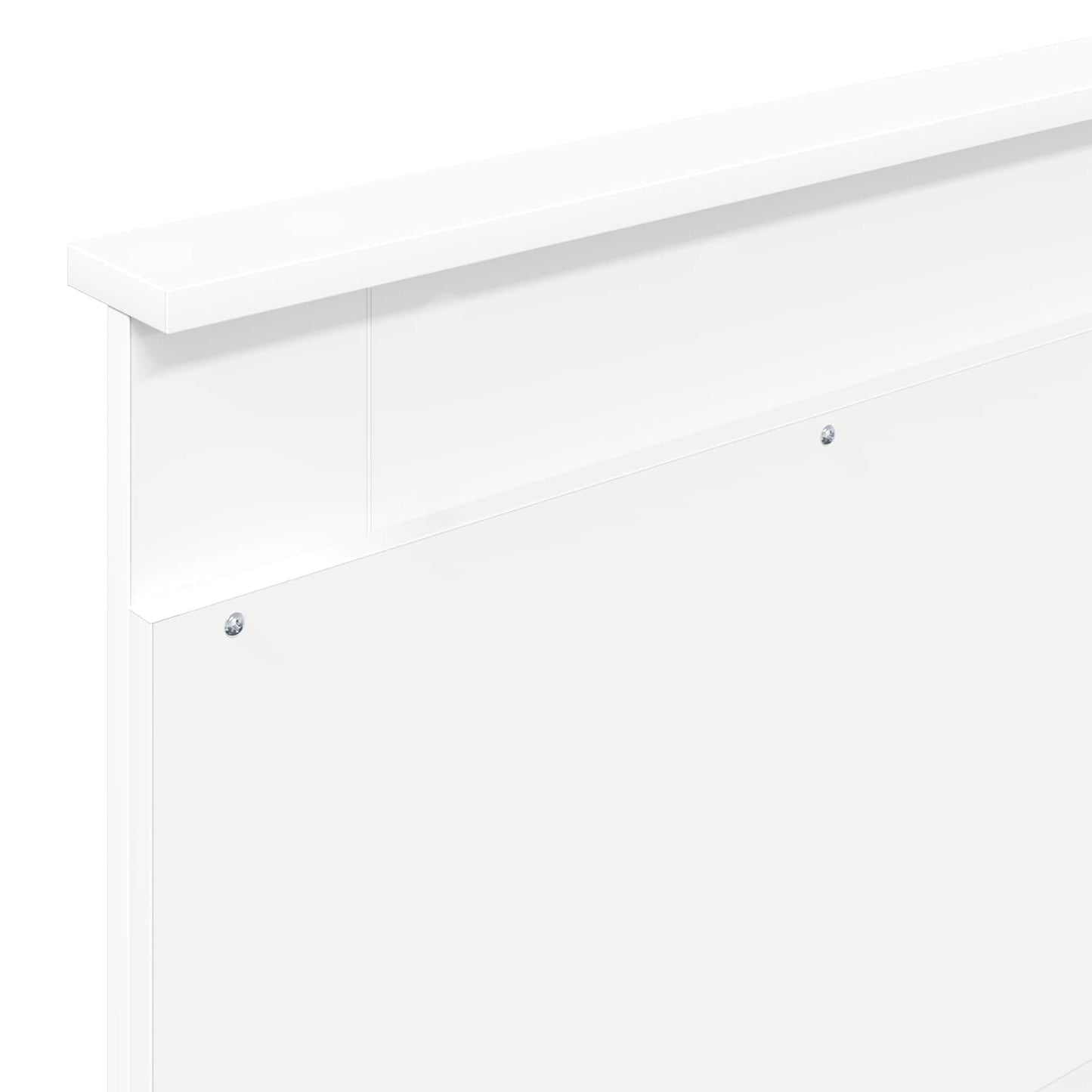 Hovedgærde med hovedgærde Hvid 80 cm Konstrueret træ