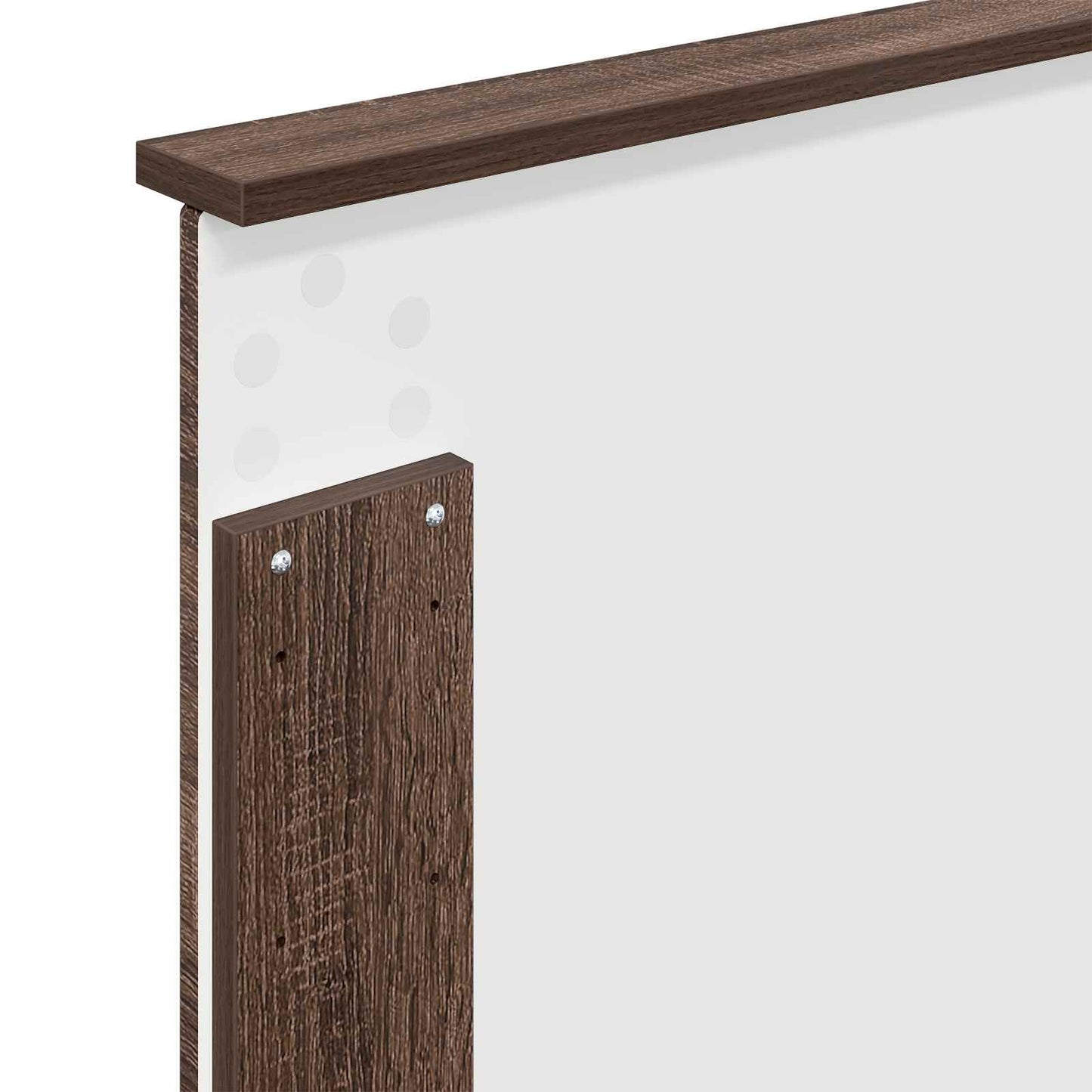 Hovedgærde Brun eg 100 cm Konstrueret træ