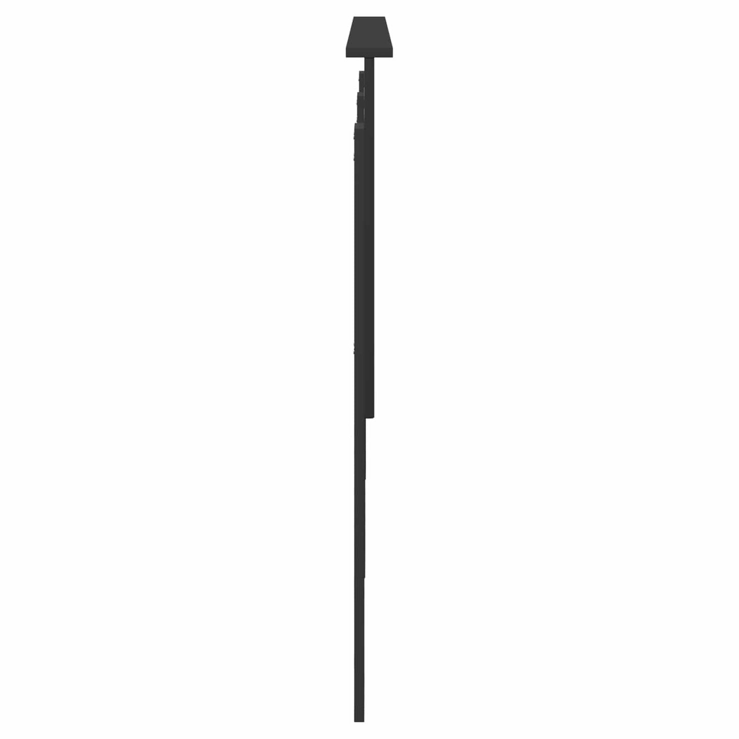 Hovedgærde med hovedgærde Sort eg 150 cm Konstrueret træ