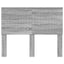 Hovedgærde med hovedgærde Grå Sonoma 120 cm Konstrueret træ