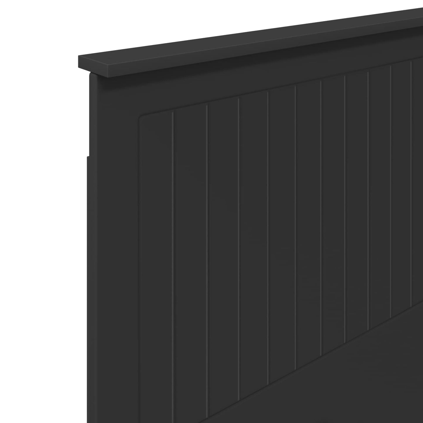 Hovedgærde med hovedgærde Sort eg 90 cm Konstrueret træ