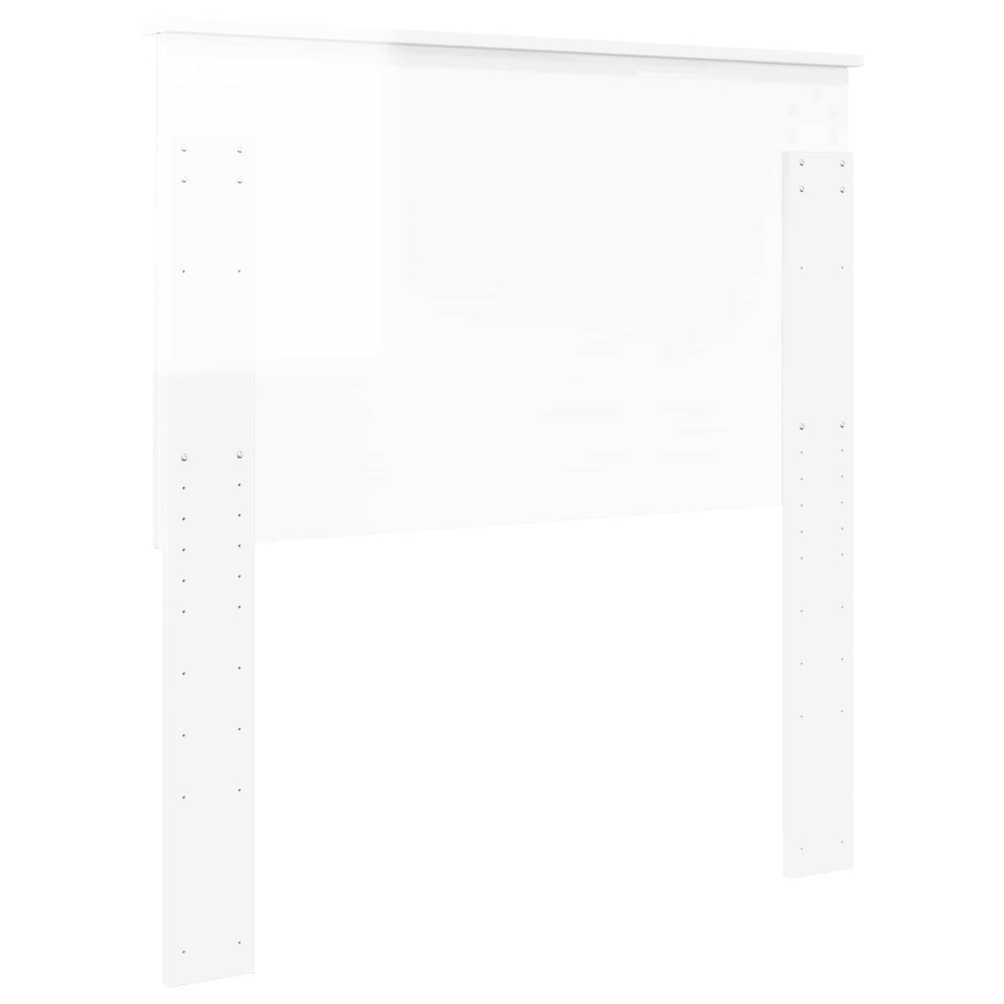 Hovedgærde med hovedgærde Gloss Hvid 90 cm Konstrueret træ
