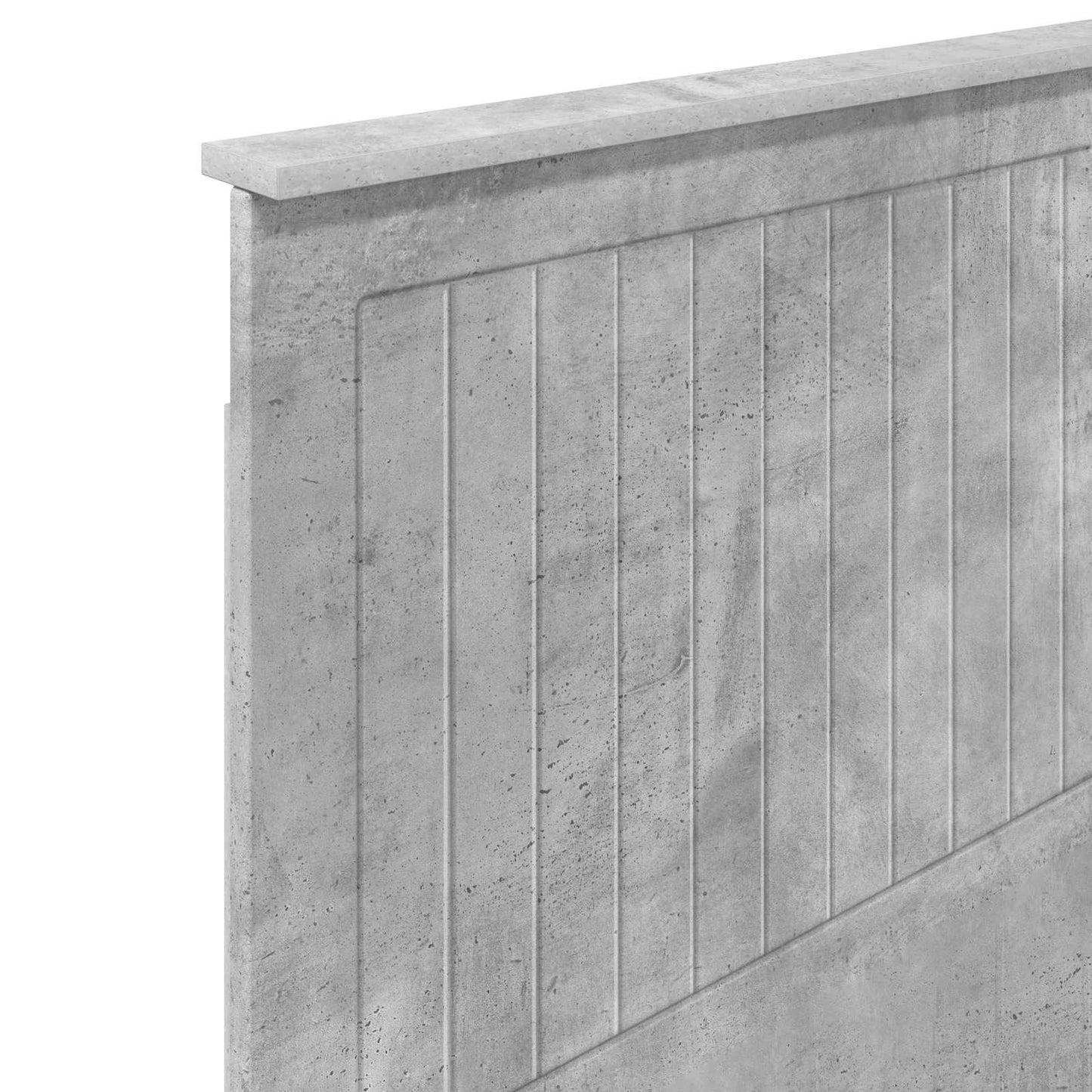 Hovedgærde med hovedgærde Beton Grå 75 cm Konstrueret træ