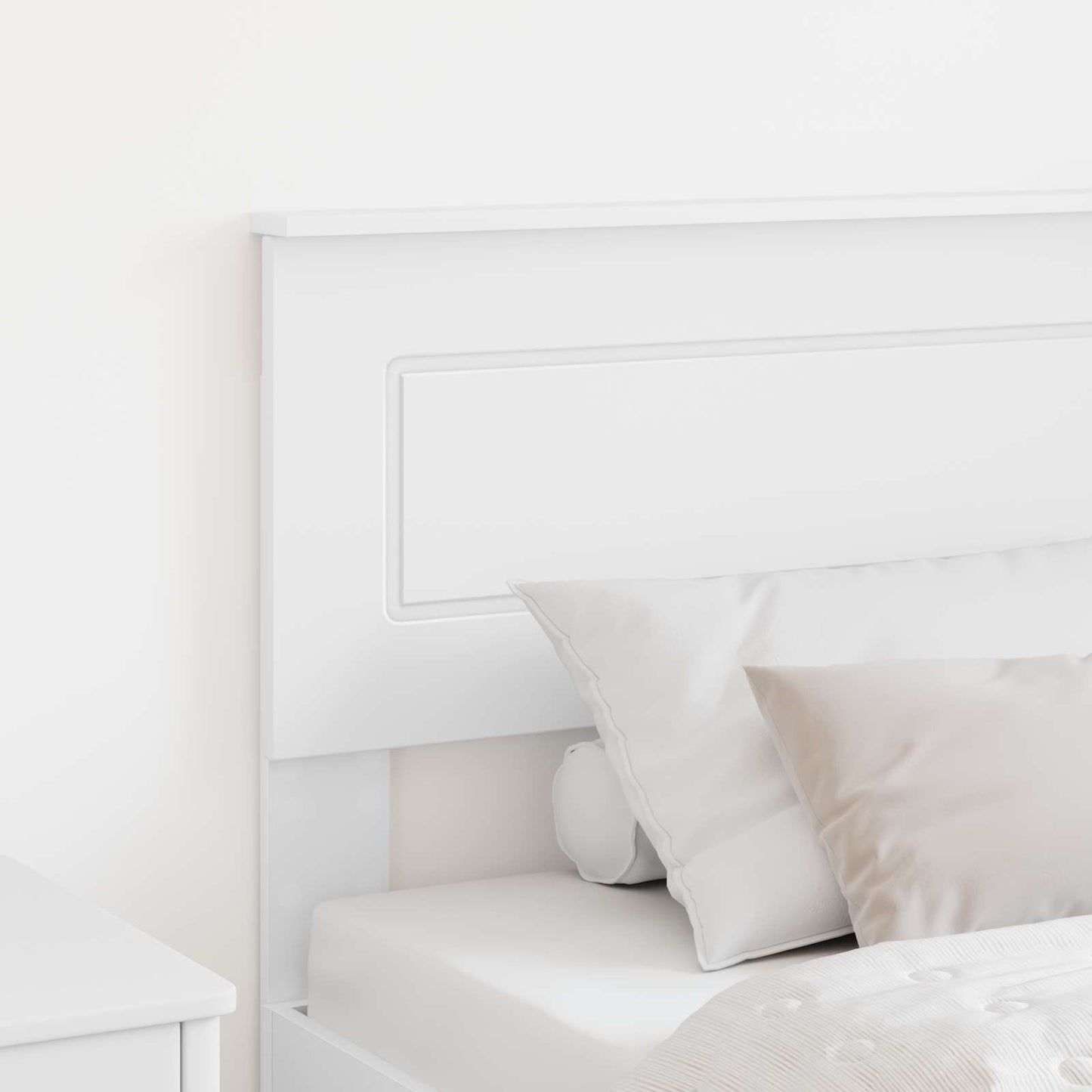 Hovedgærde Hvid Konstrueret træ