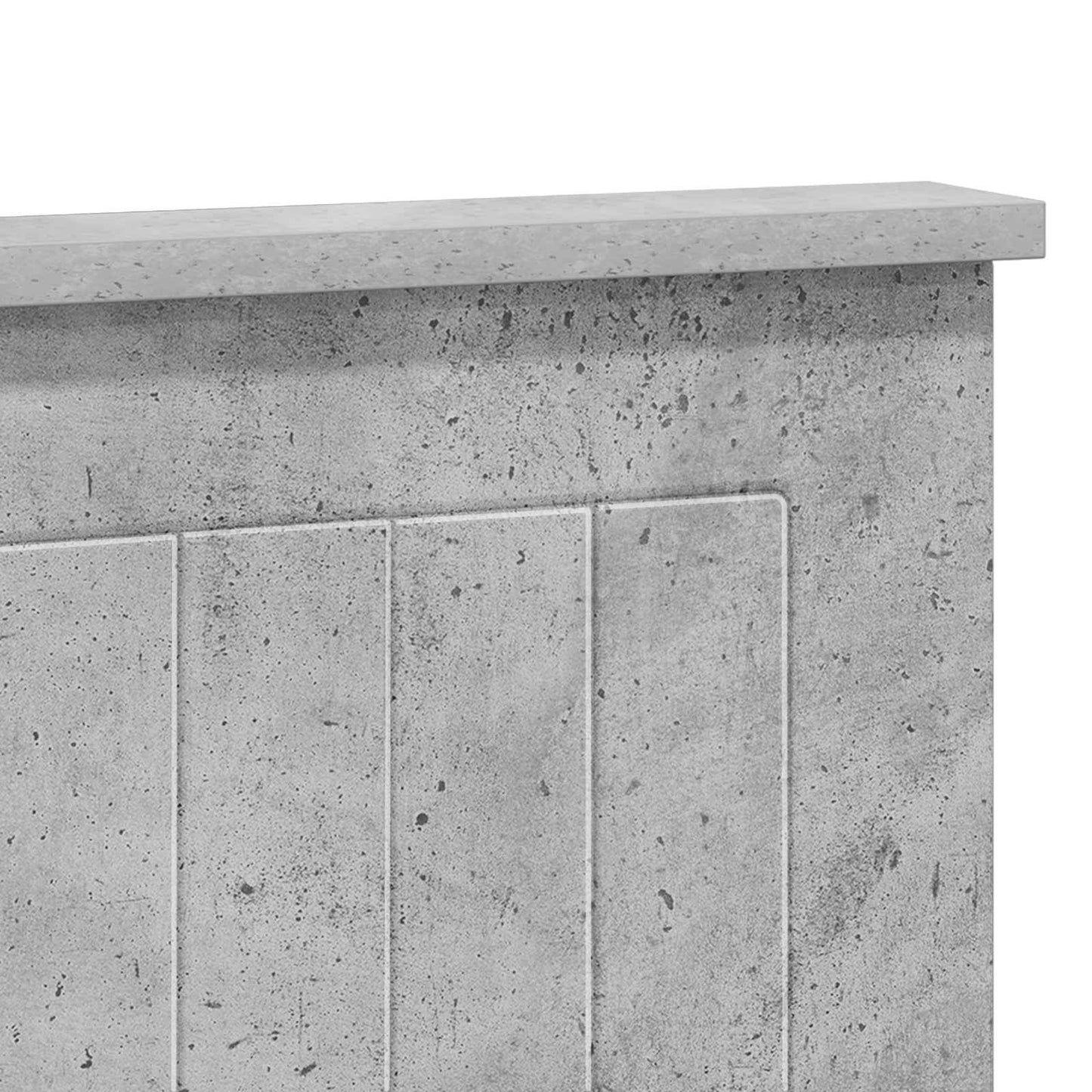 Hovedgærde Beton Grå Konstrueret træ