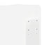 Hovedgærde Gloss Hvid Konstrueret træ