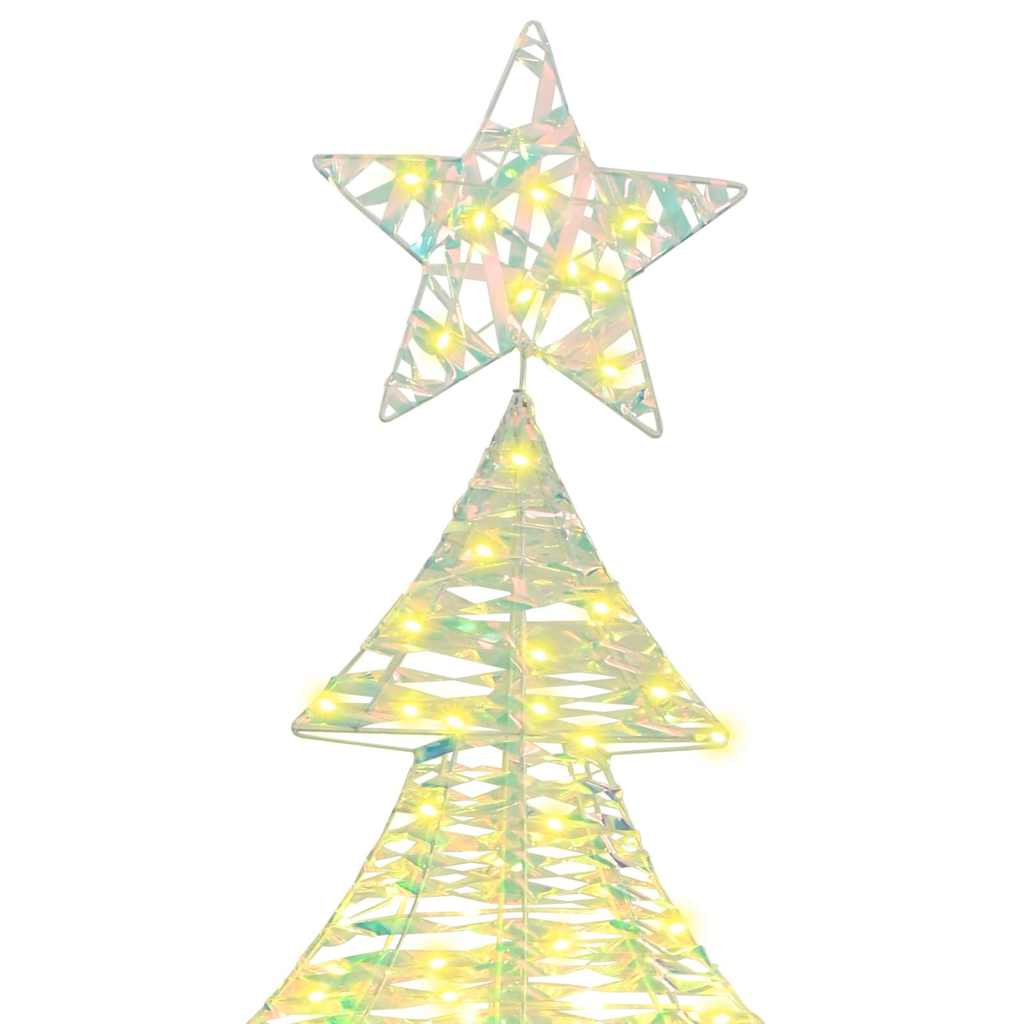 Juletræ med 240 LED'er Varm hvid 181 cm PET