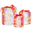 Gaveæske dekoration 3 pcs farverig 20 x 20 x 21 cm Akryl