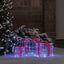 Gaveæske med 60 LED'er 3 pcs Blå 20 x 20 x 20 cm Akryl