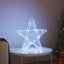 3D Stjerne med 50 LED'er Kold hvid 55 x 53.5 x 10 cm Akryl