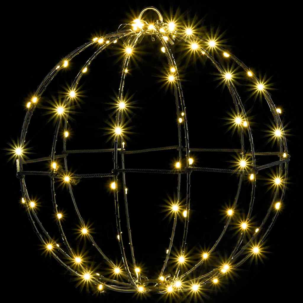 Bold med 192 LED'er 2 pcs Varm hvid 30 x 30 x 32 cm Metal