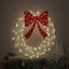 Krans med 60 LED'er Varm hvid 76 x 76 x 8,5 cm Akryl