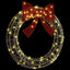 Krans med 80 LED'er Varm hvid 92 x 92 x 9,5 cm Akryl