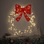 Krans med 60 LED'er Varm hvid 75 x 75 x 8 cm Rattan