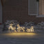 LED Rensdyr med 60 LED'er 3 pcs Varm hvid PET