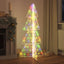 Juletræ med 160 LED'er Flerfarvet 150 cm Akryl