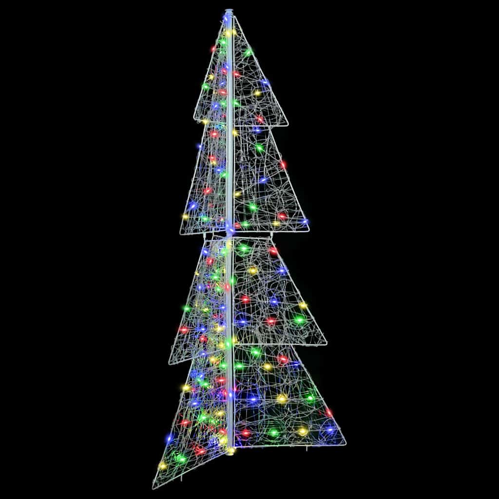 Juletræ med 160 LED'er Flerfarvet 150 cm Akryl