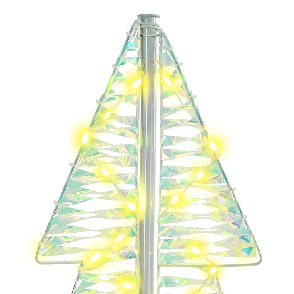 Juletræ med 100 LED'er Varm hvid 120 cm PET