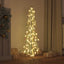 Juletræ med 100 LED'er Varm hvid 120 cm PET