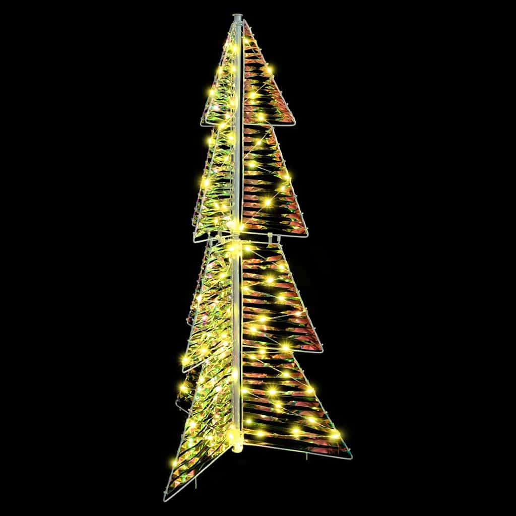 Juletræ med 100 LED'er Varm hvid 120 cm PET